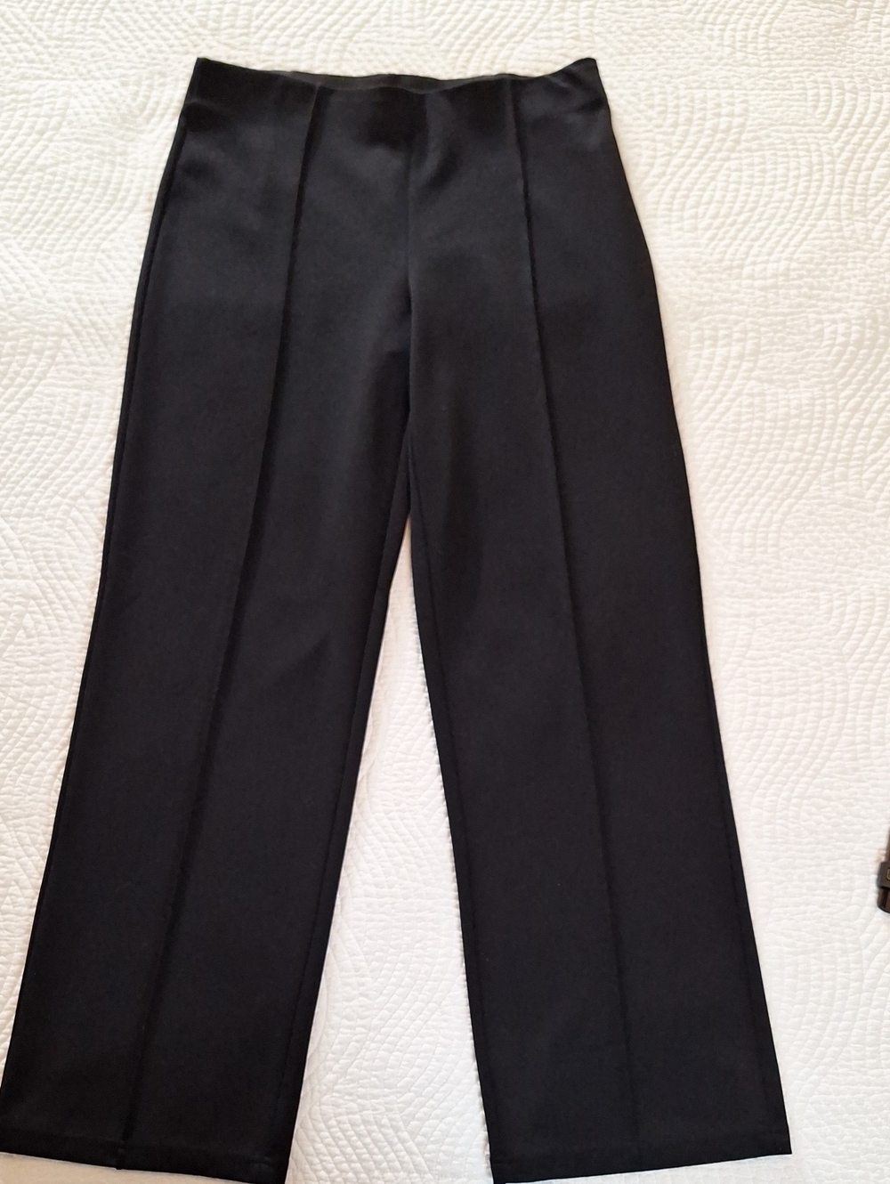 Cleo Black Straight-Leg Dress Trousers
